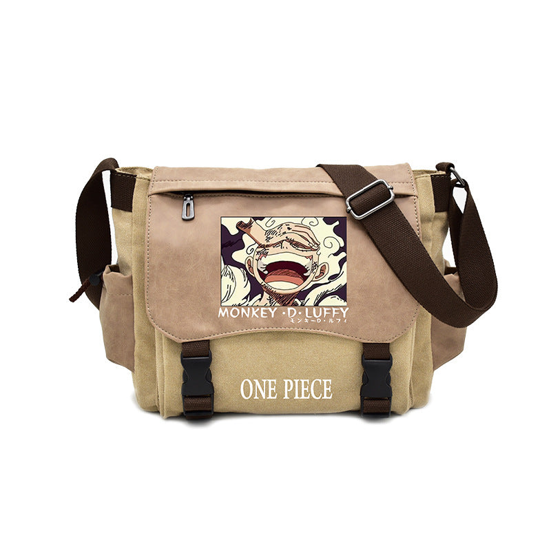 One Piece Human Ghost Blade Totoro Men's Shoulder Bags