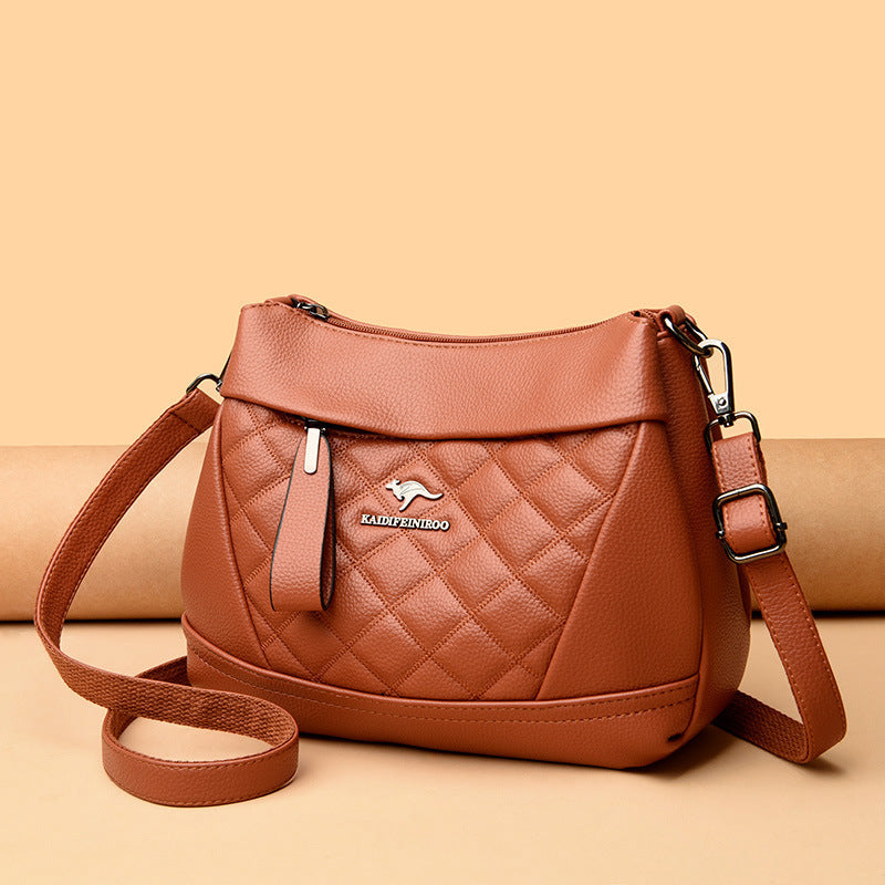 Women's Attractive Female Lady Embroidery Line Shoulder Bags