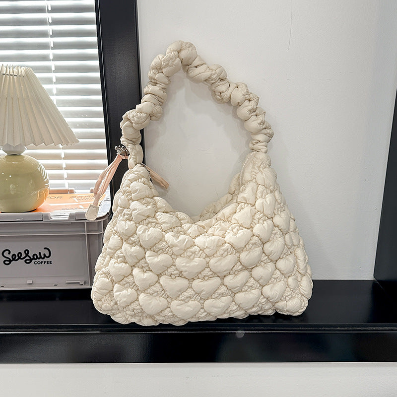 Women's Design Underarm Personalized Commuter Pleated Cloud Shoulder Bags