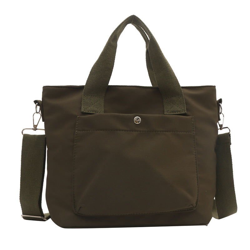 Women's Spring Fashion Simple Western Style Nylon Cloth Commuter Women's Shoulder Bag