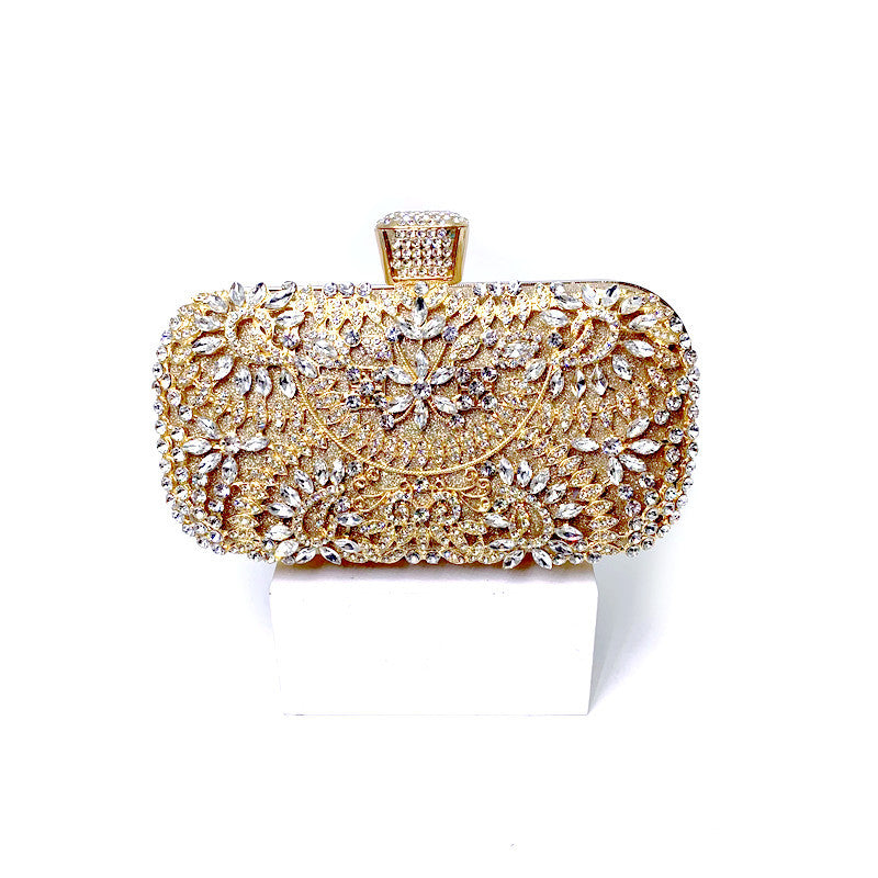 Women's Dinner Party With Diamonds Rhinestone Dress Bags