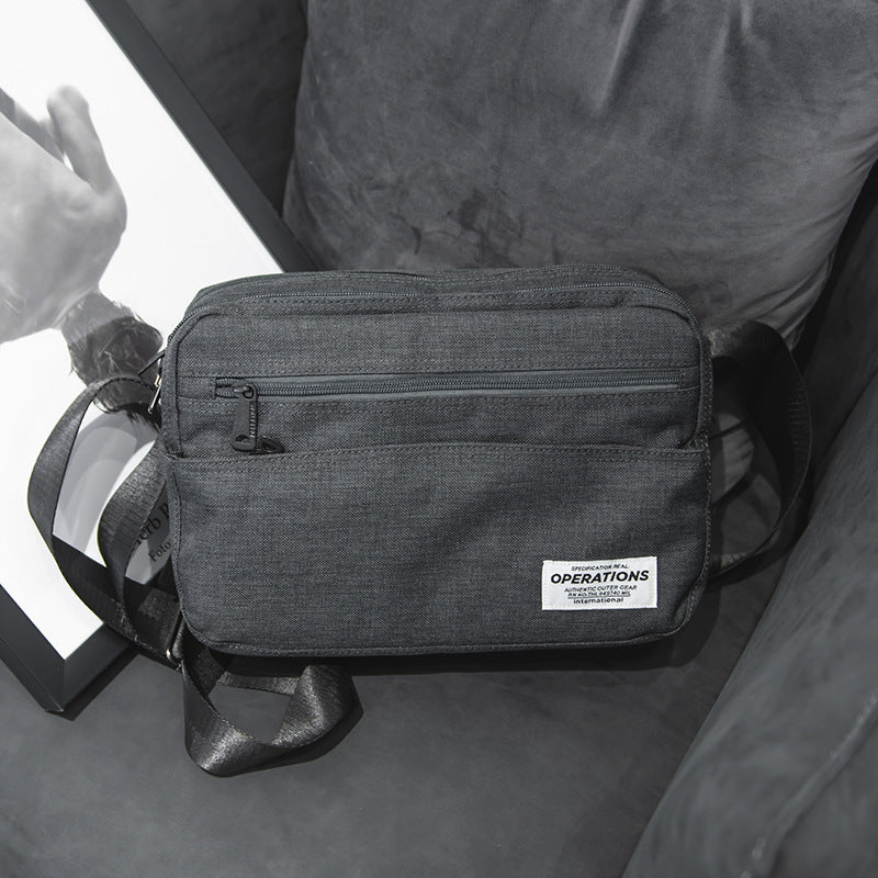 Men's Style Fashion Canvas Artistic Simple Men's Shoulder Bags