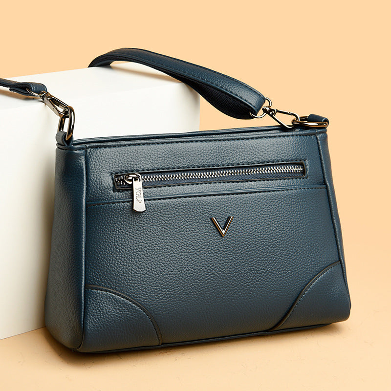 Women's Korean Large Capacity Versatile Black Shoulder Bags