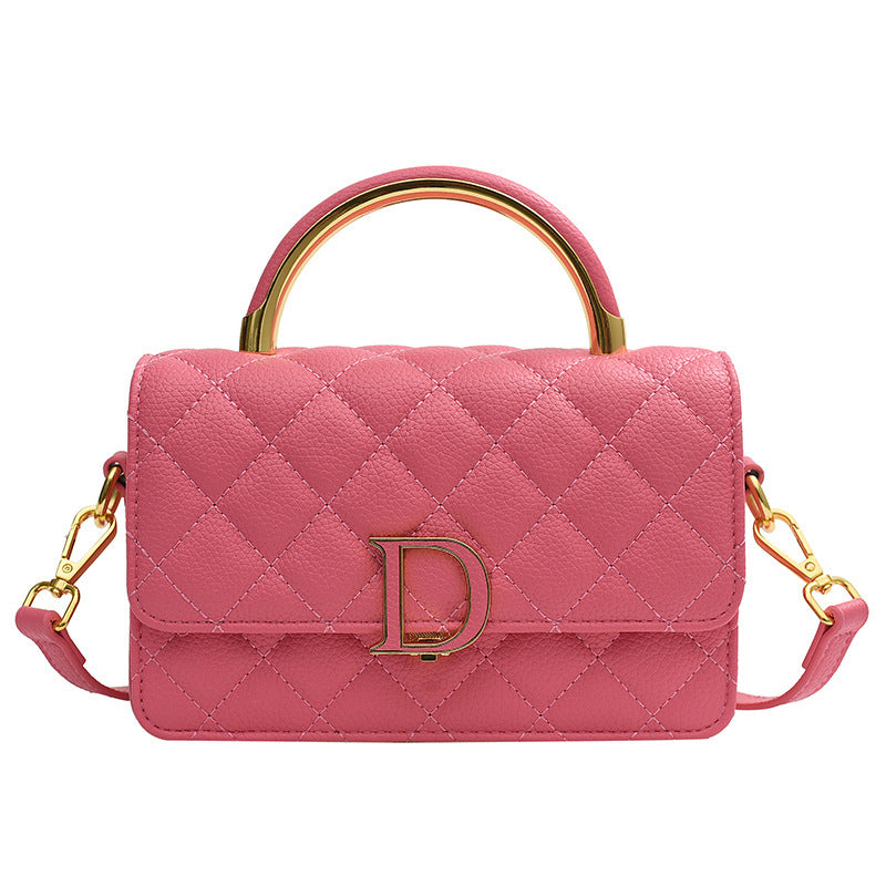 Women's Fashion Diamond Embroidery Thread Design Trendy Bags