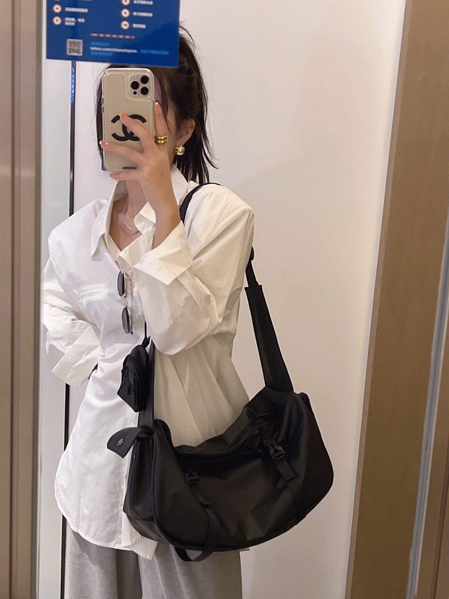 Women's & Men's & Fashion Large Capacity Hip Hop Bags