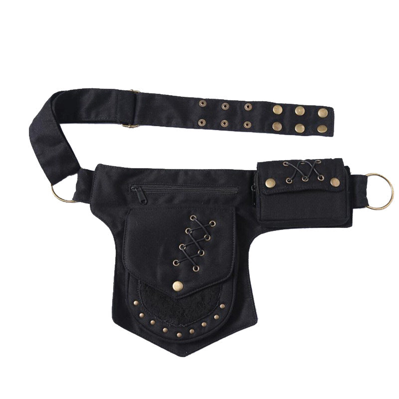 Women's & Men's & Retro Multifunctional Mobile Fashion Leisure Men's Waist Packs