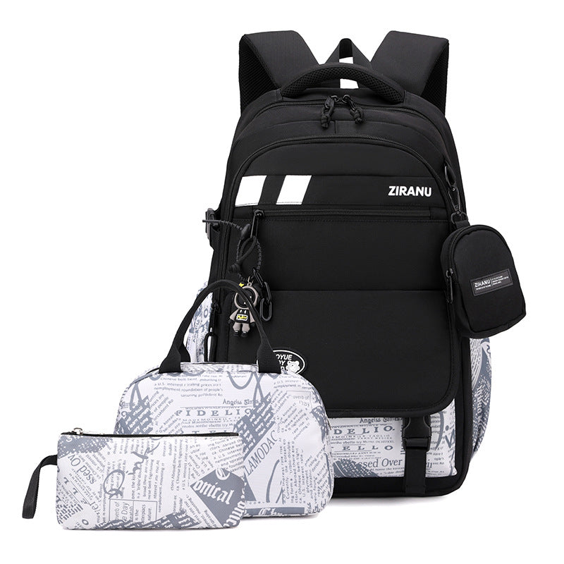 Men's Natural Fish Primary Lightweight Large Capacity Backpacks