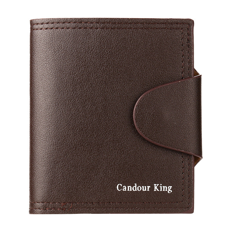 Men's Short Simple College Trendy Unique Soft Card Holder
