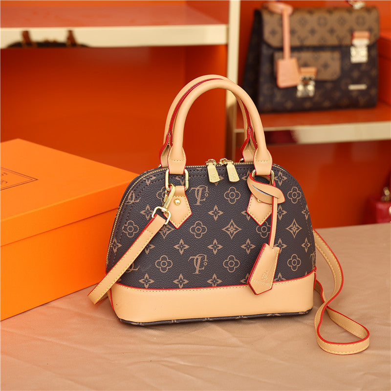 Women's Good-looking Fashion Printed Classic Shell Commute Small Square Bags