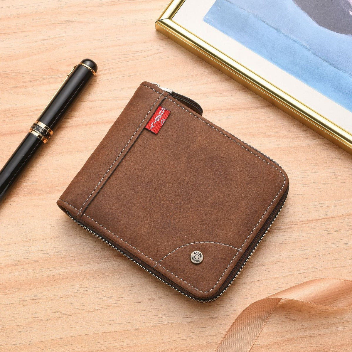 Men's Trends Multi Slots Retro Large Capacity High Men's Wallet