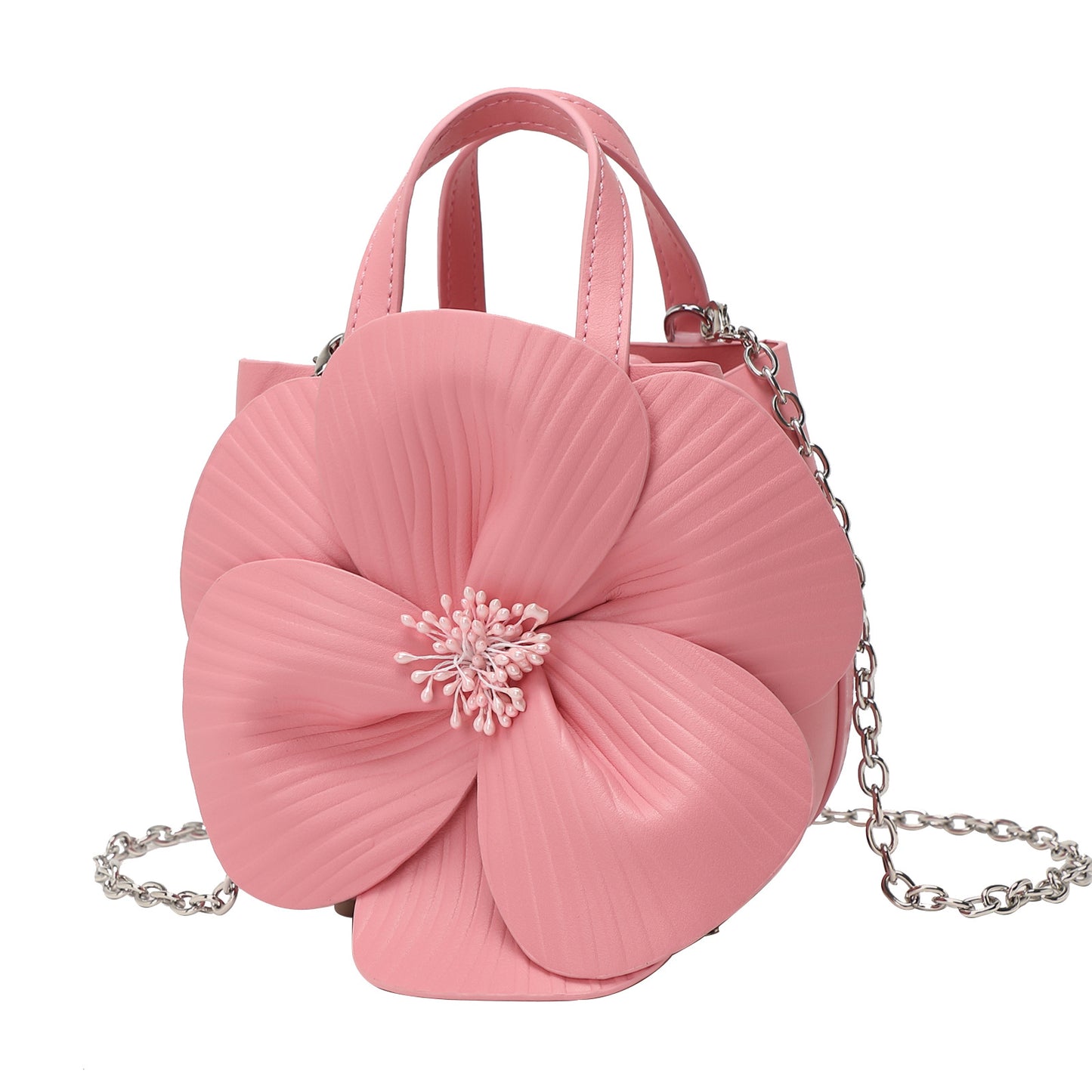 Petals Dinner Flowers Barrel Fashion Trend Evening Bags