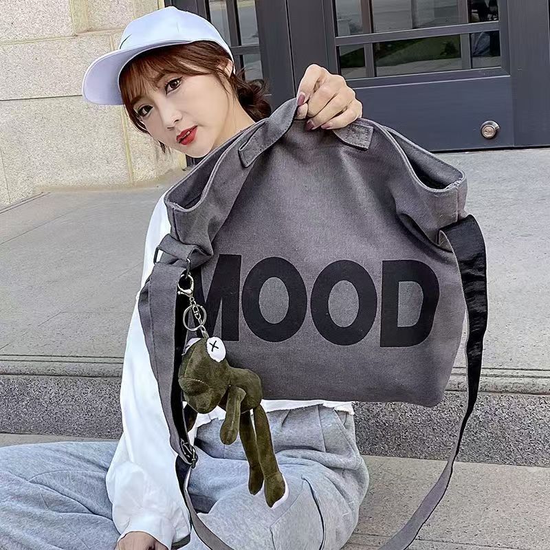 Men's Female Large Capacity Canvas Class Korean Men's Messenger Bags