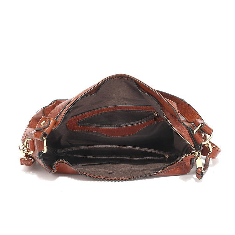 Women's Simple Hobo Korean Style Big Women's Shoulder Bag