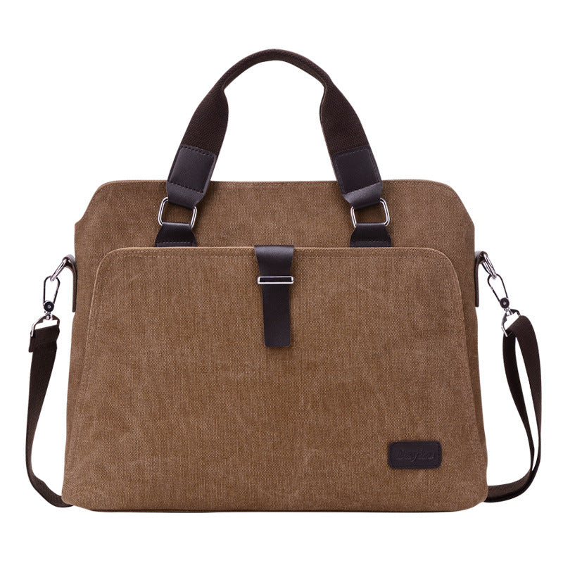 Men's Versatile Classic Simple Business Canvas Bags