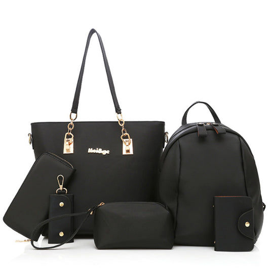 Women's Spring Nylon Cloth Set Mother Portable Shoulder Bags