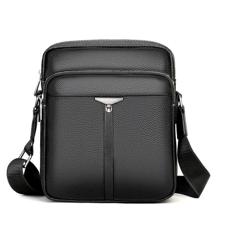 Men's Graceful Fashion Business Cattle Leather Men's Shoulder Bags