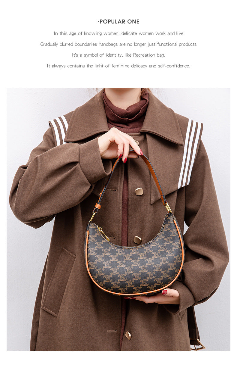 Retro Triumph Underarm Moon Fashion Presbyopic Shoulder Bags