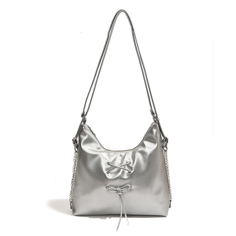 Women's Korean Style Bowknot Fashionable Portable Lightweight Women's Shoulder Bag