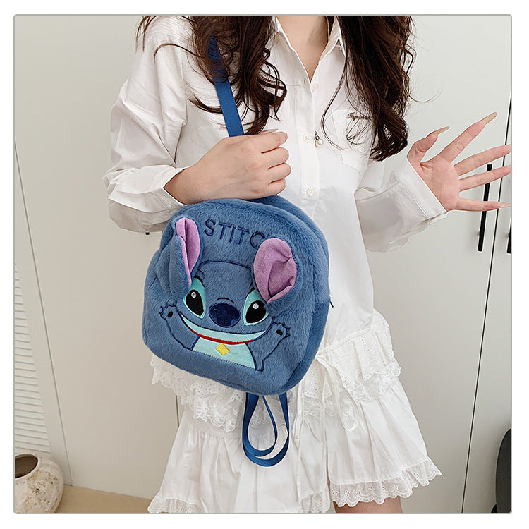 Women's Toy Toothless Korean Style Plush Portable Big Women's Messenger Bag