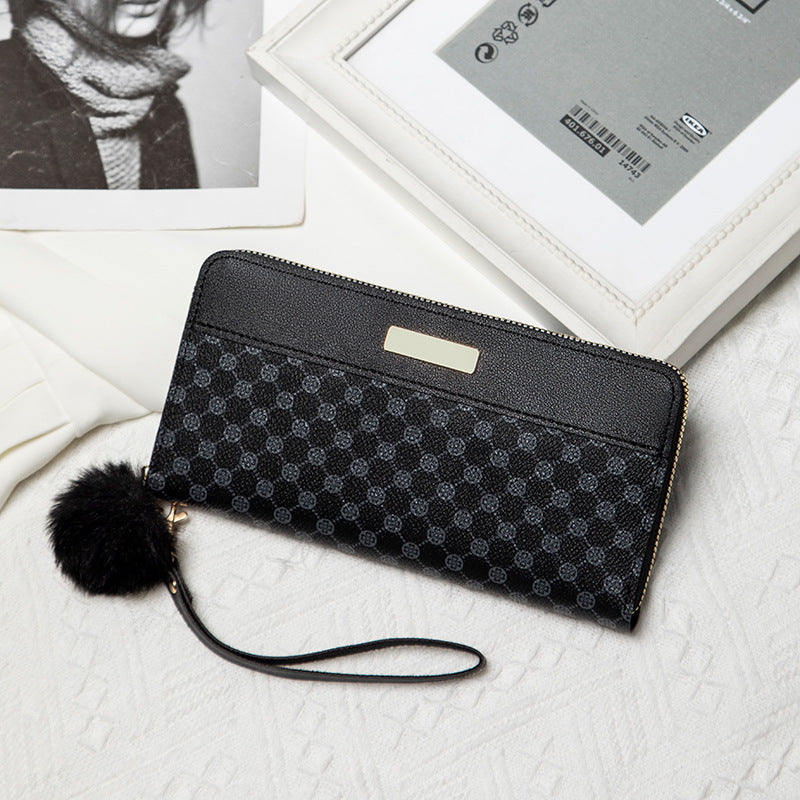 Slouchy Women's Printed Long Clutch For Ladies Wallet