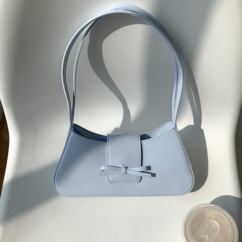 Women's Color Minimal Versatile Korean Style High Sense Handbags