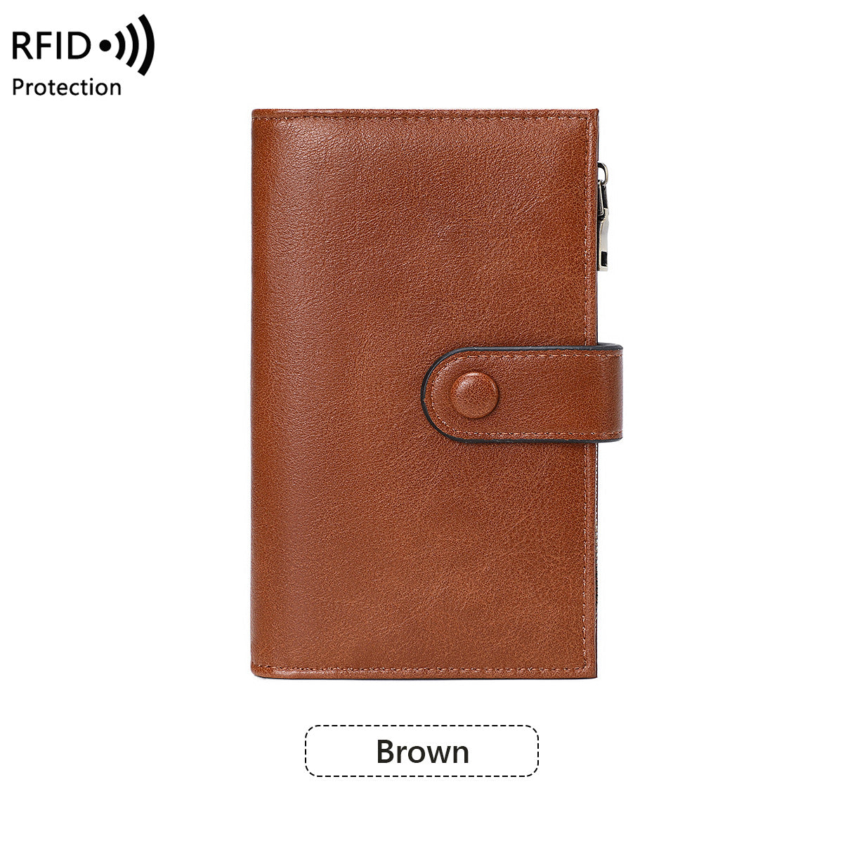 Women's Swiping Retro Passport Long Document Ladies Wallet
