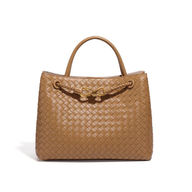 Design Metal Woven Retro Versatile Simple Handbags