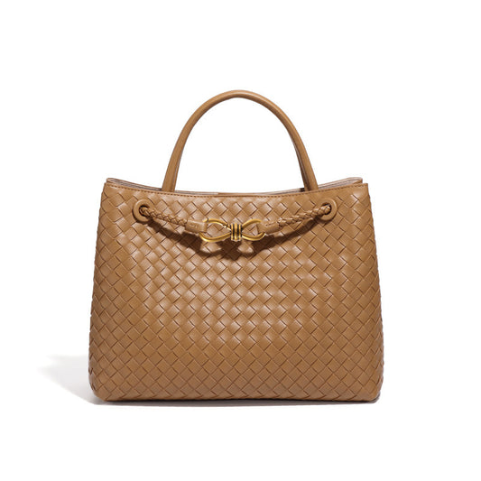 Design Metal Woven Retro Versatile Simple Handbags