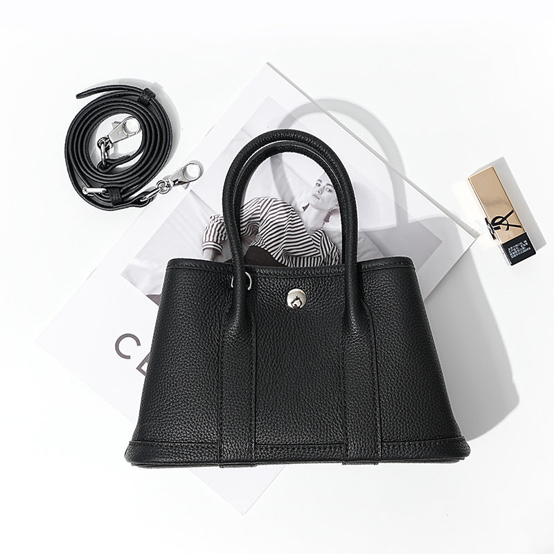 Women's Genuine Leather Portable Quality First Layer Handbags