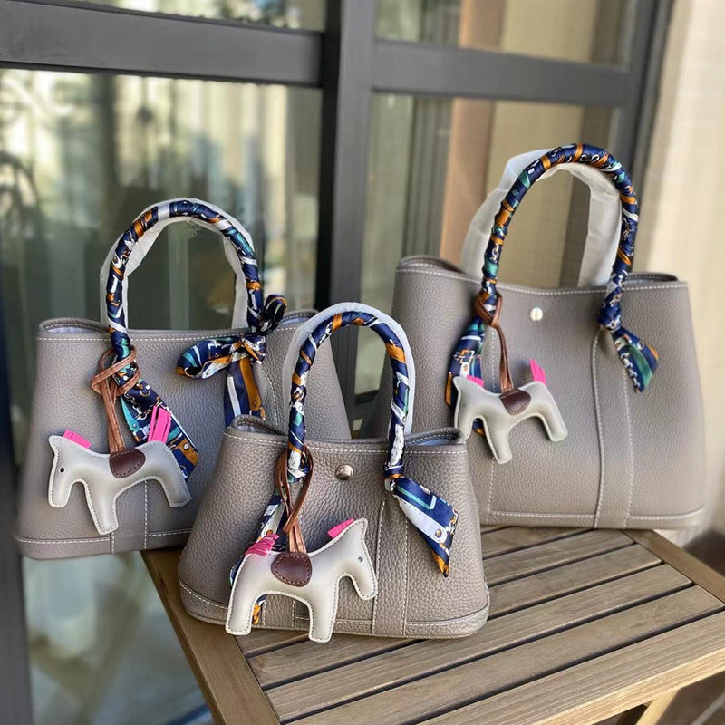 Genuine Leather Fashion Simple Large Capacity Portable Shoulder Bags