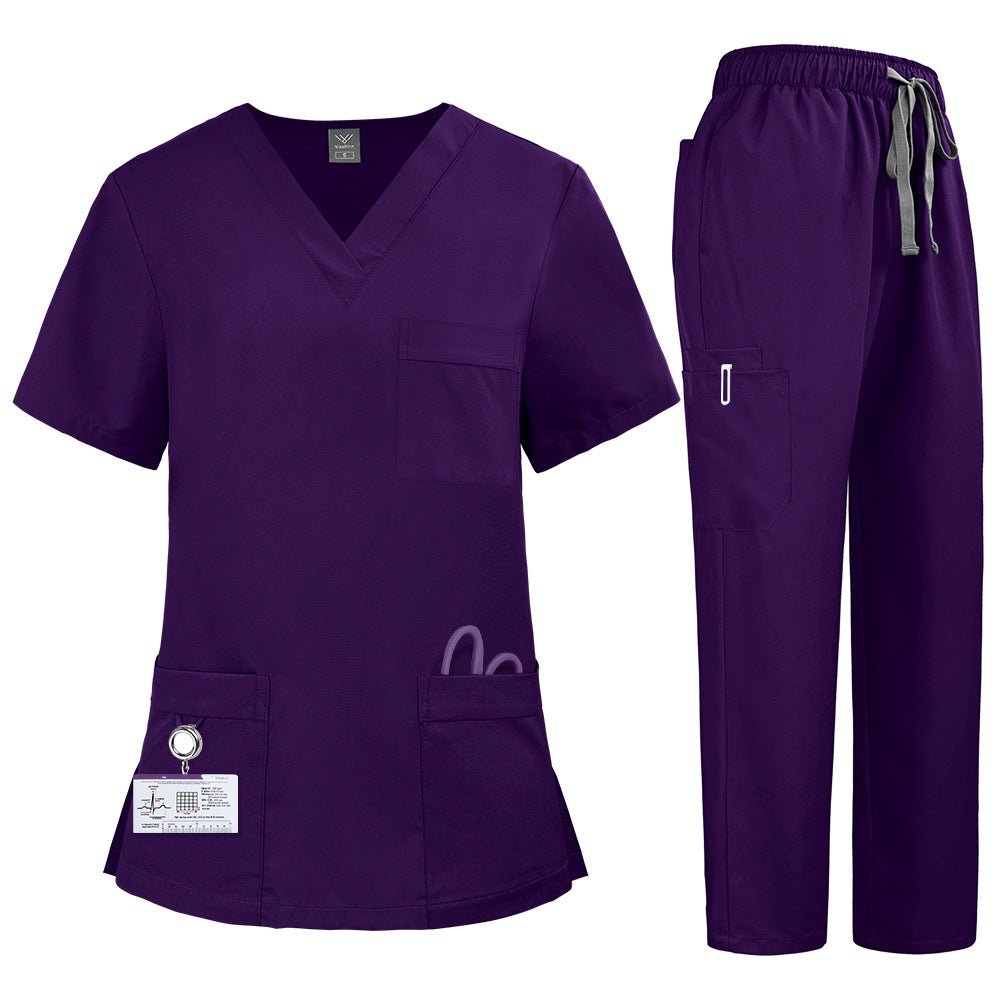 Women's & Men's & Stretch Hand Washing Doctor Two-piece Uniform