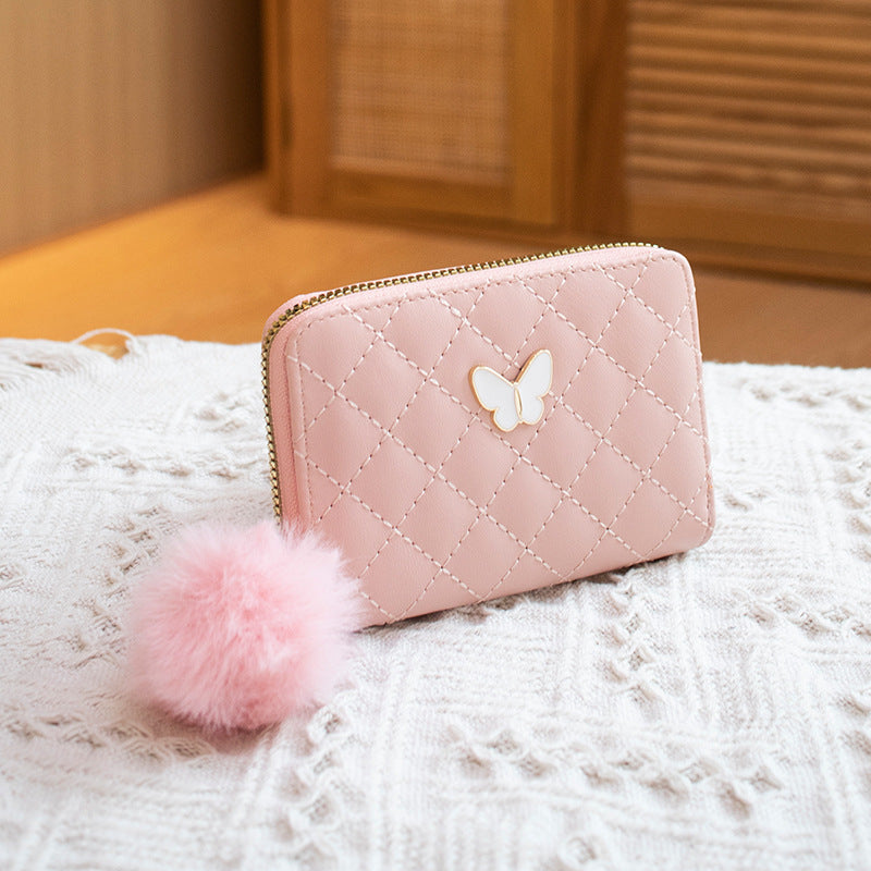 Women's Design High-grade Clutch Welfare Rhombus Ladies Wallet