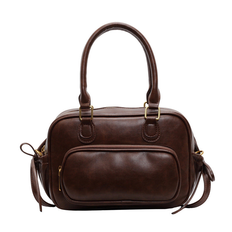 Women's Glamorous Unique Retro Textured Simple Small Square Bags