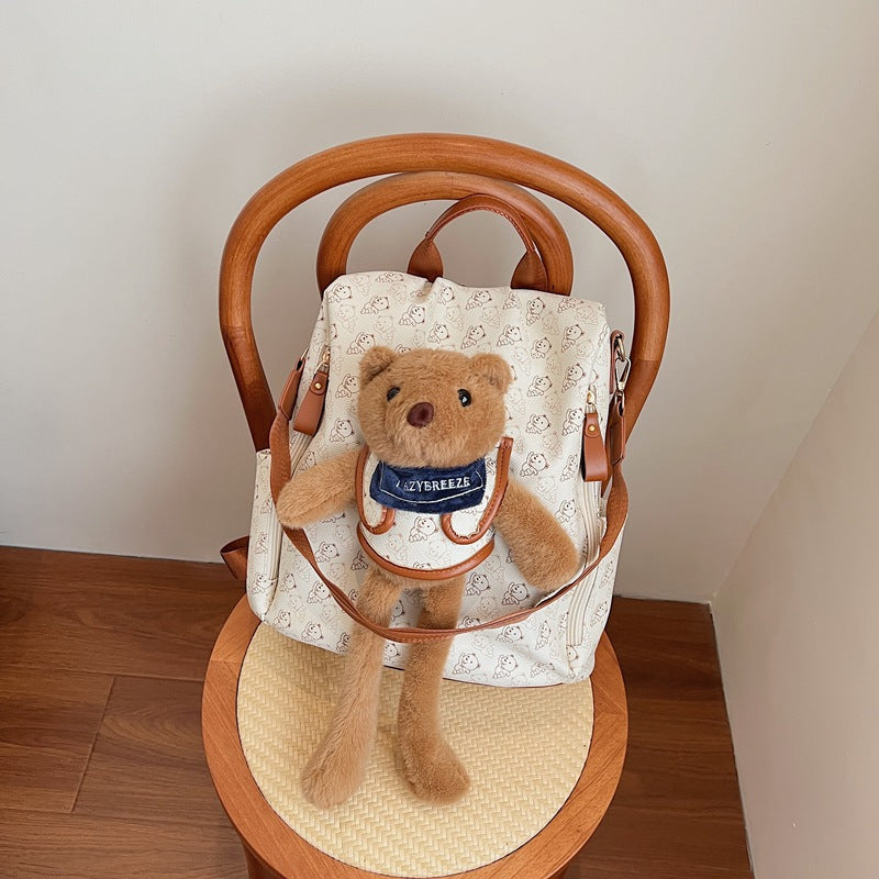 Summer Large Capacity Fashion Cute Bear Backpacks