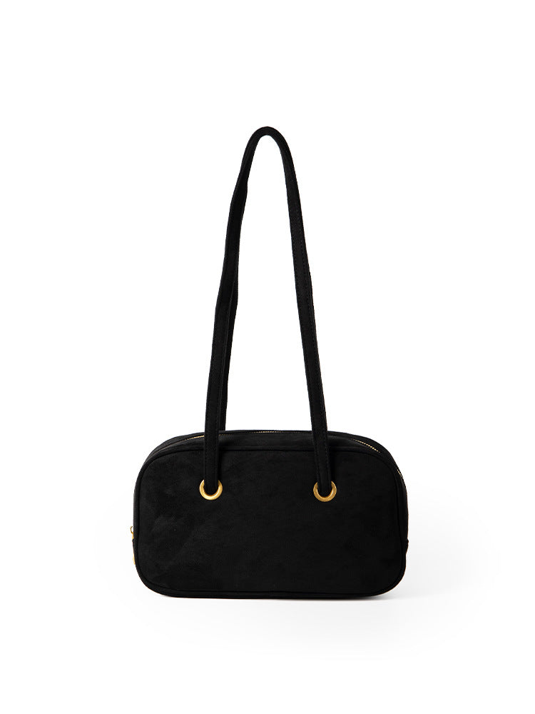 Design Suede Retro Easy Matching High Shoulder Bags