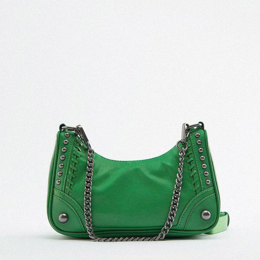 Women's Rock Underarm Large Capacity Chain Fashion Crossbody Bags