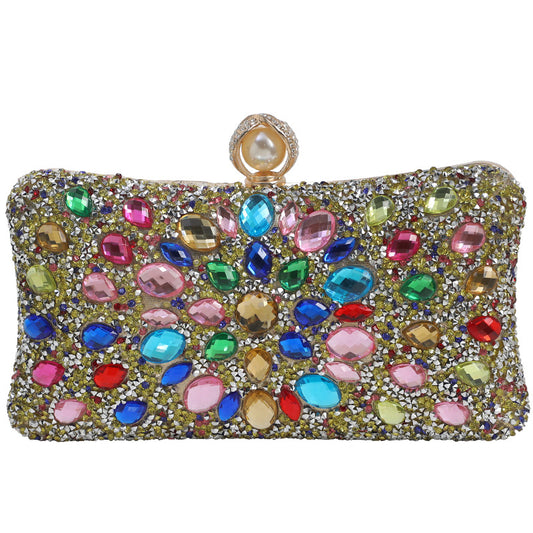 Women's Sunflower Dinner Banquet Clutch Cheongsam Evening Bags