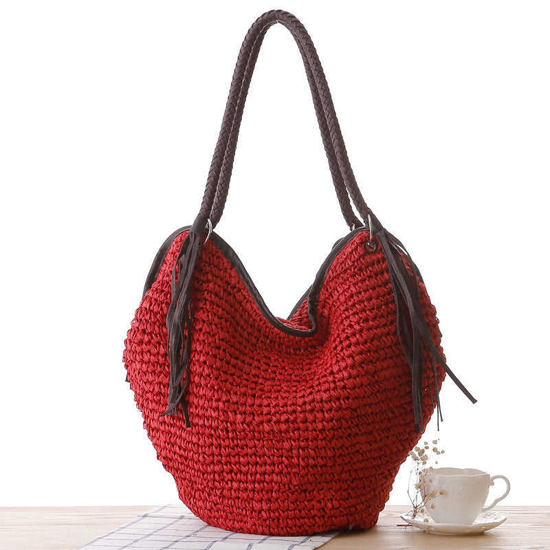 Octopus Woven Daily Leisure Seaside Vacation Shoulder Bags
