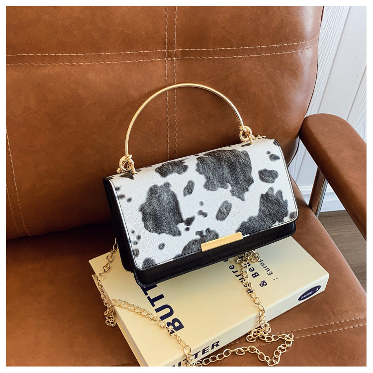 Women's Fashionable Printing Summer Large Capacity Cows Women's Shoulder Bag