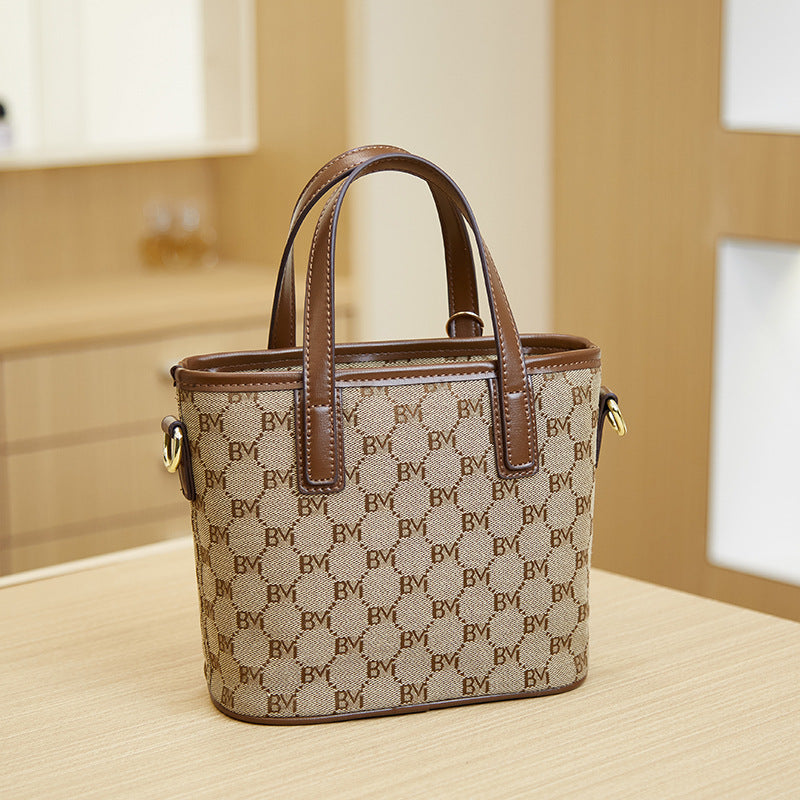 Women's Classic Comfortable Printed Vegetable Basket Handbags