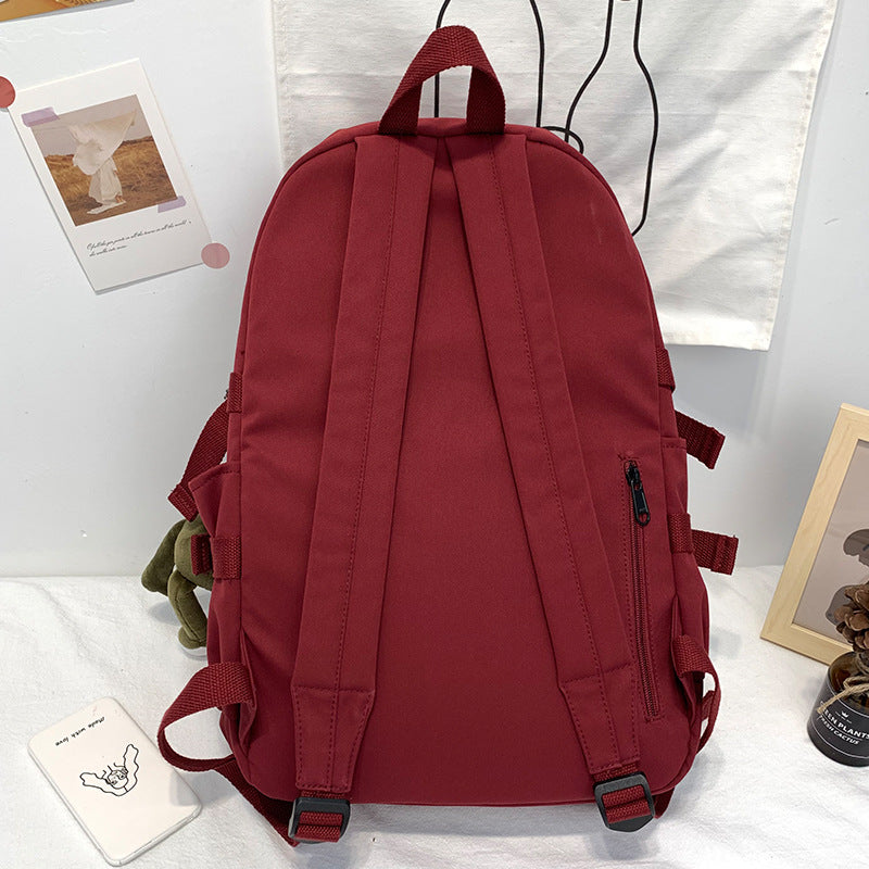 Men's Male College Fashion Campus Female Korean Middle School Students' Schoolbags