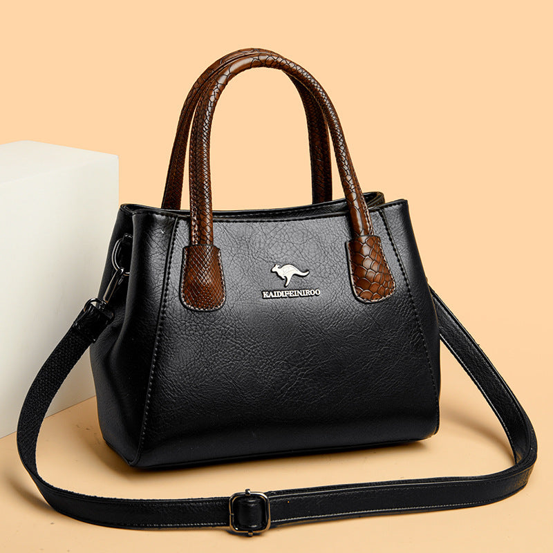 Women's Fashion Female Elegant Hand Holding Big Handbags