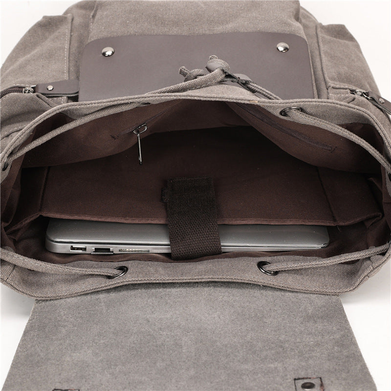 Men's Stylish Canvas Trend Large Capacity Backpacks