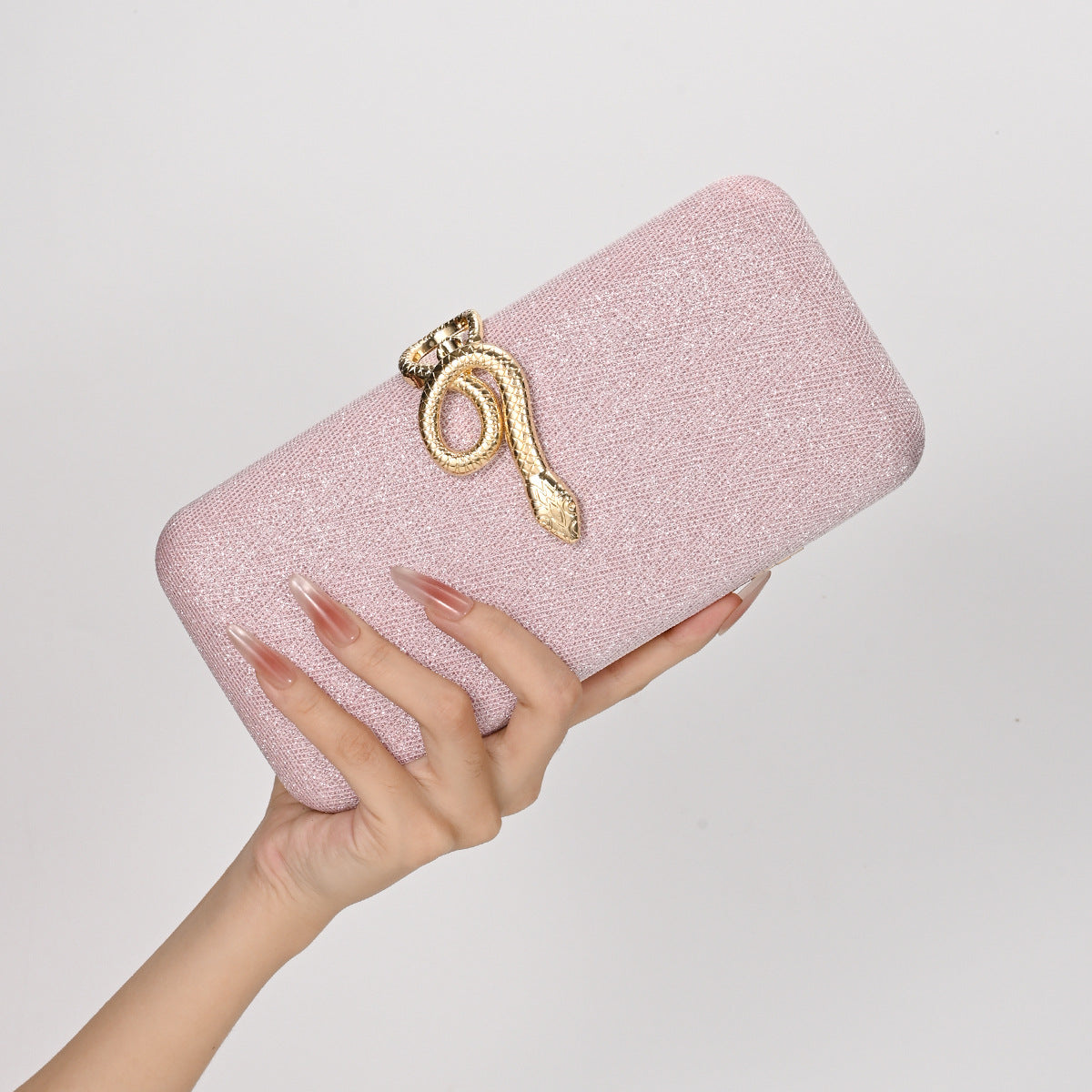 Women's Elegant Snake Shiny Banquet Party Club Evening Bags