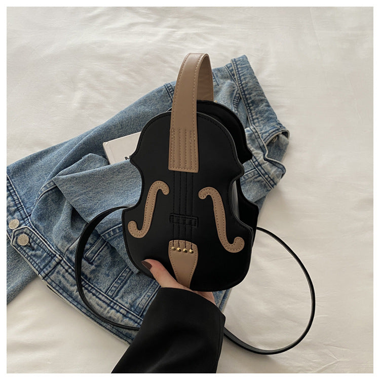 Women's Western Style Personalized Organ Guitar Retro Women's Shoulder Bag