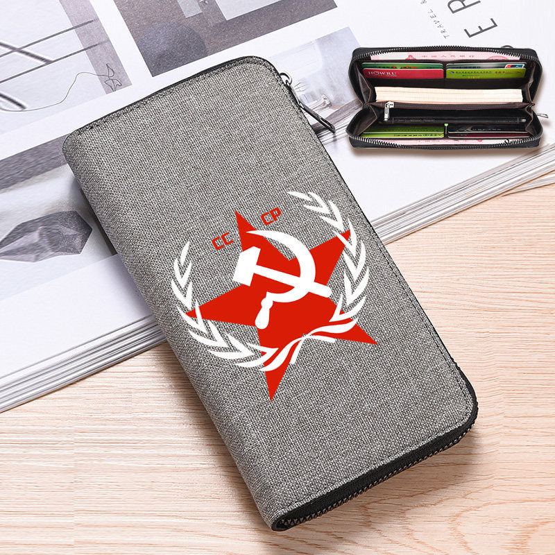Men's Soviet Union Socialist Culture Aerospace Space Style Men's Wallet