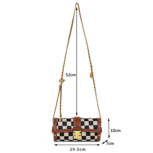 Women's Elegant Babylonian Chain Cover Portable Shoulder Bags