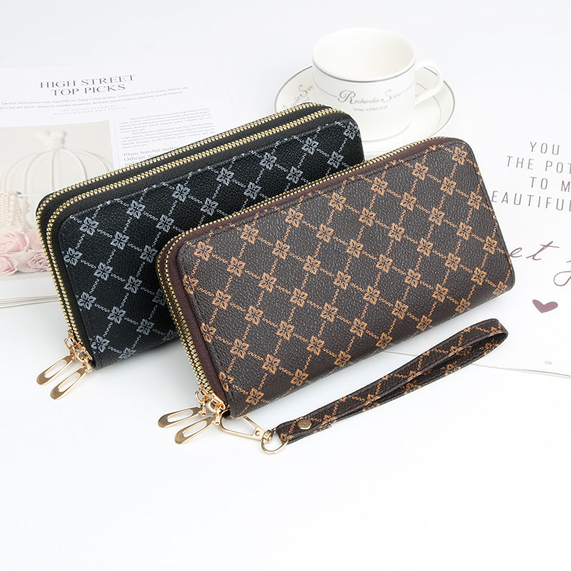 Women's Long Fashion Zipper Large Capacity Ladies Wallet