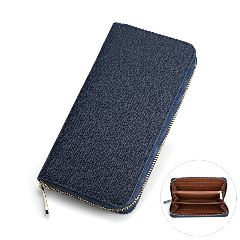 Women's & Men's Long Fortune Cloth Cross Pattern Fashion Men's Wallets