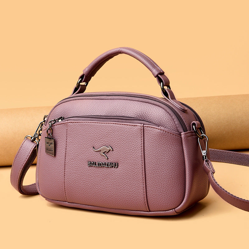 Women's Fashion Korean Style Simple Elegant Patchwork Shoulder Bags